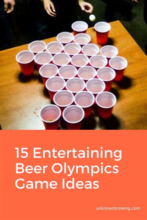 beer olympics games|15 Entertaining Beer Olympics Game Ideas